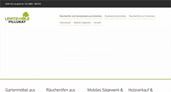 Desktop Screenshot of lewitz-holz.de
